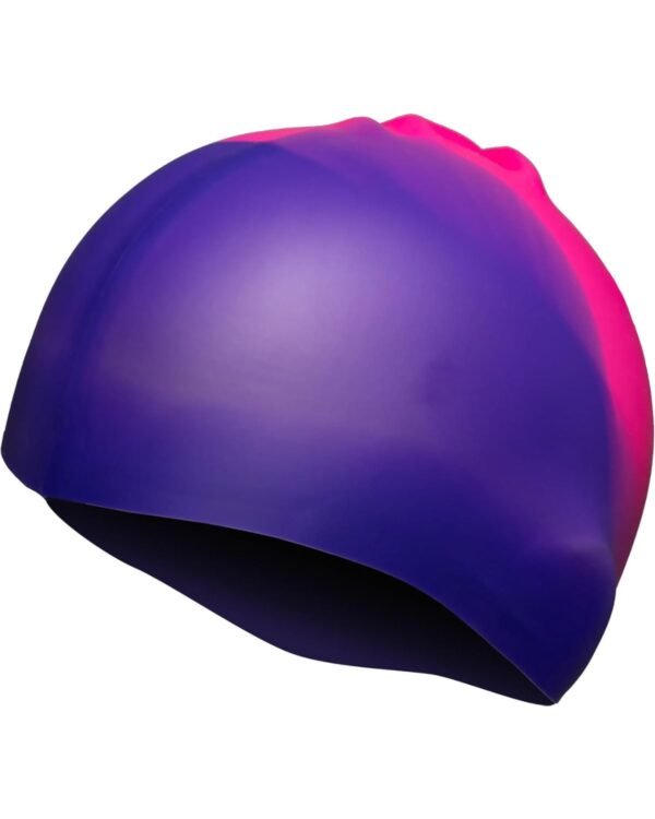 Gorro de Natación Cressi Swift Purpura/Rosado | Silicona Hipoalergénica para Niños - Image 2